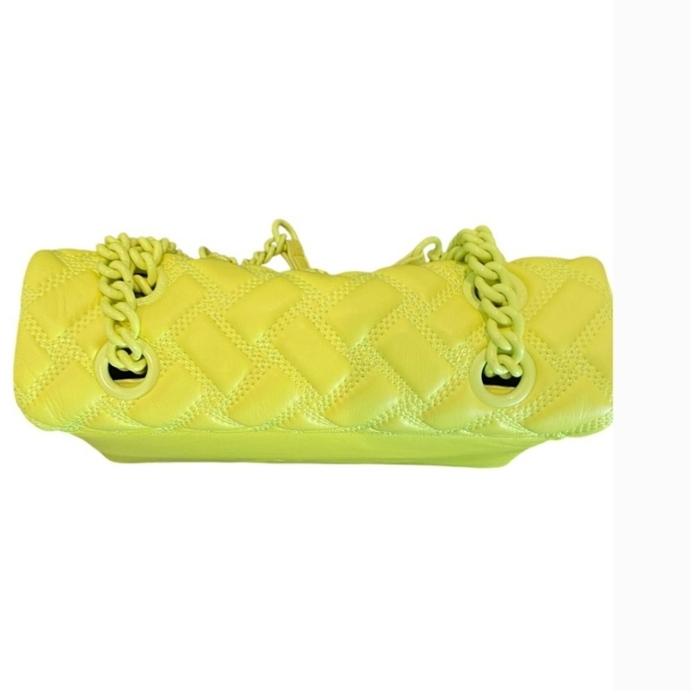 Kurt Geiger Yellow Quilted Bag - Picture 7 of 14